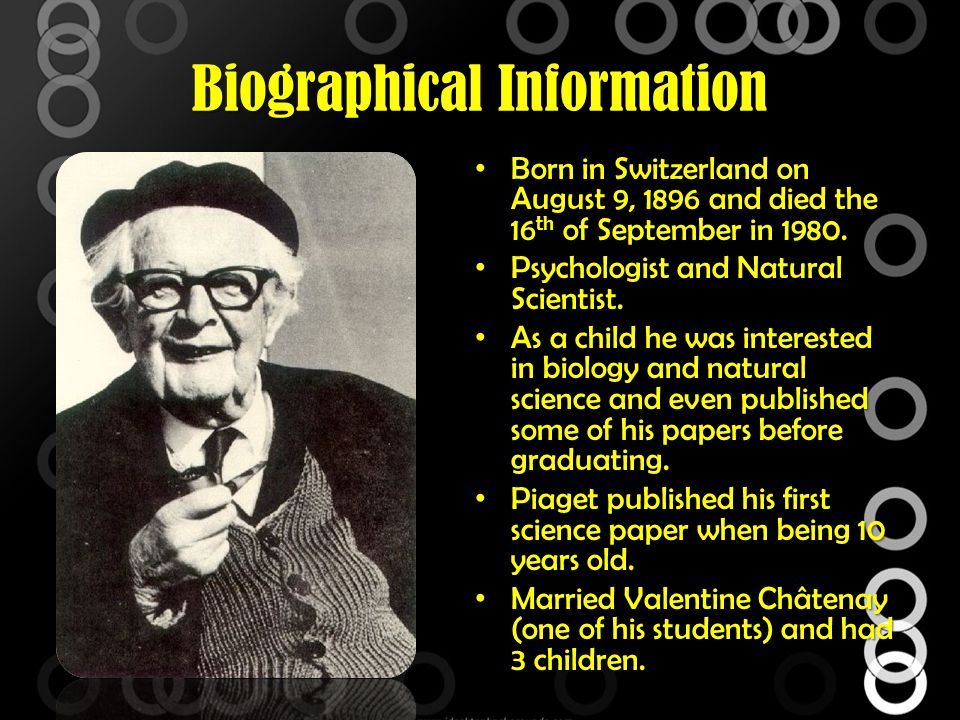 Jean piaget birth and death hotsell